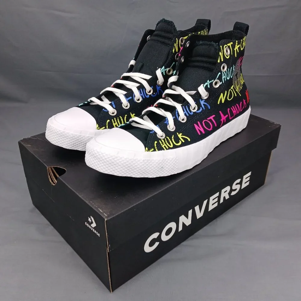 Converse UNTITL3D High Not A Chuck Men's Casual Shoes 173165C Black Sizes 10-12